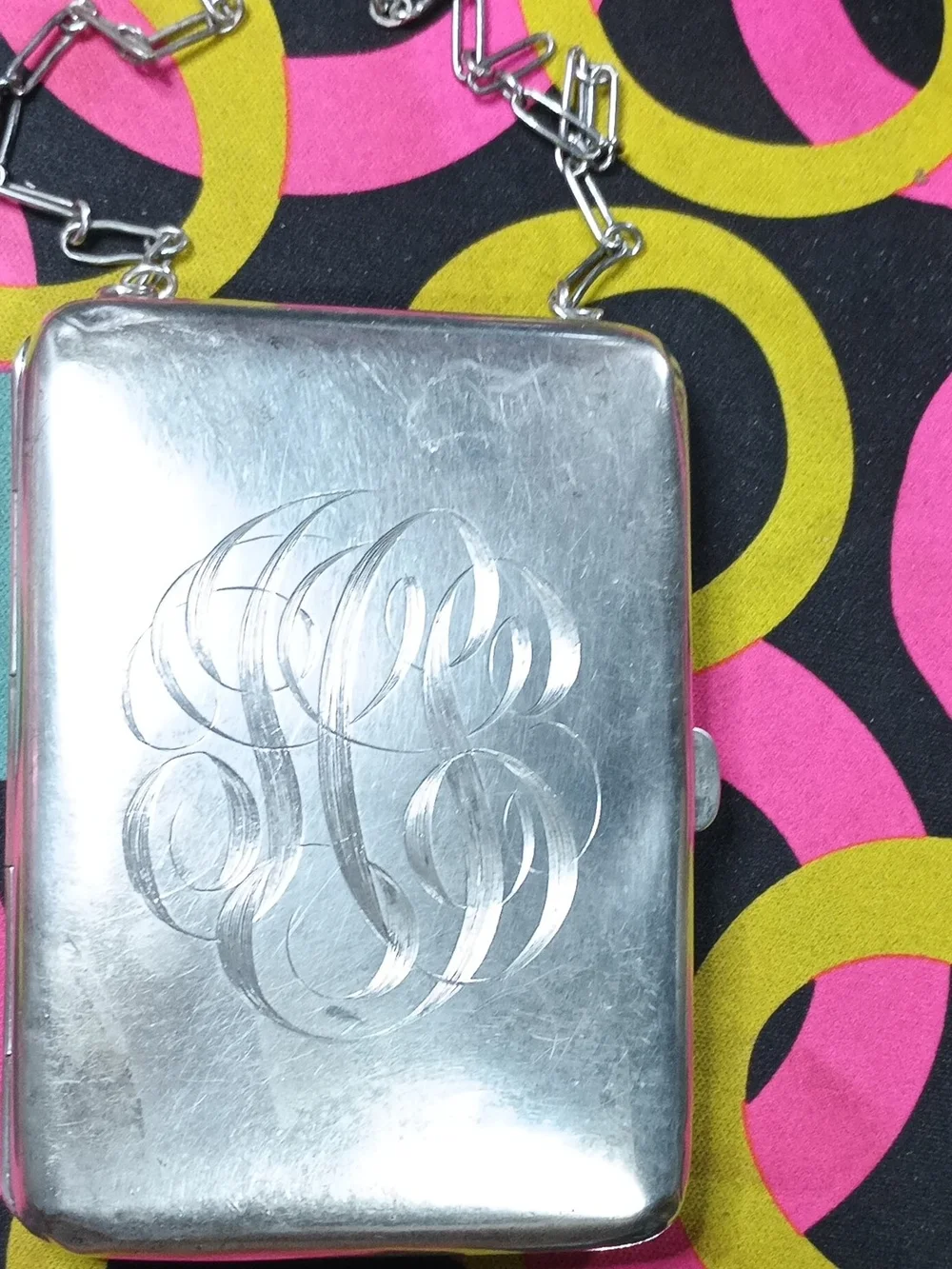 Vintage.925 Sterling Silver Dance Purse